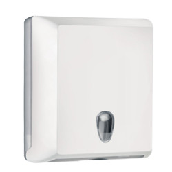dispenser asciugamani piegati bianco soft touch [a70610ebi]
