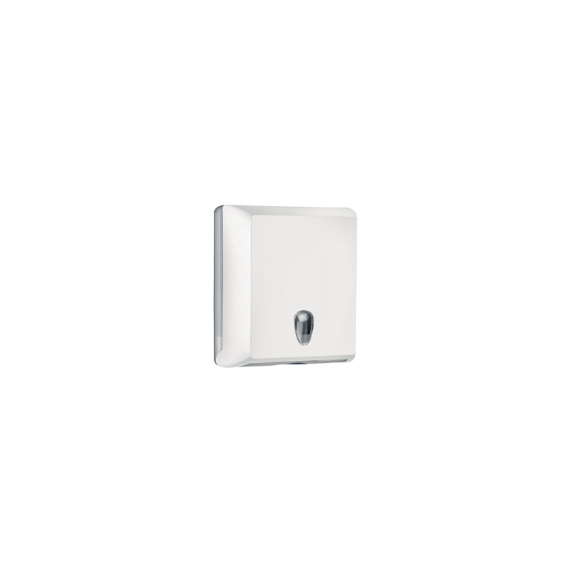 dispenser asciugamani piegati bianco soft touch [a70610ebi]