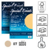 carta metallizzata special events a4 10fg 250gr sabbia favini [a69n174]