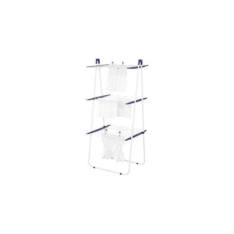 stendibiancheria leifheit pegasus 190 19m 1pz bianco/blu [81435]