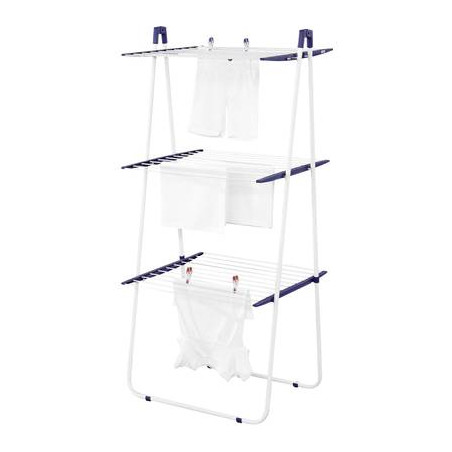 stendibiancheria leifheit pegasus 190 19m 1pz bianco/blu [81435]