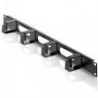 pannello passapermute tecnosteel 1u - 4 anelli corti [f9030n]