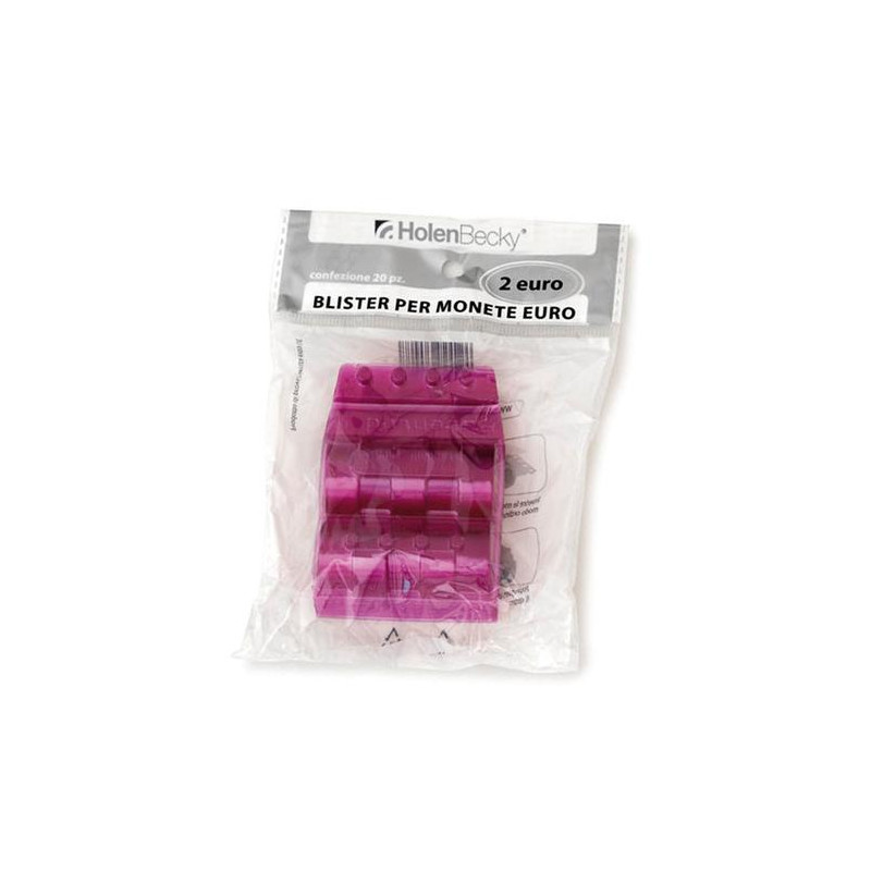 portamonete cf20blister 2 euro trasparente [8007/20]