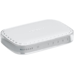 Switch netgear gigabit ethernet 10/100/1000 5porte bianco [gs605-400pes]