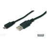 cavo usb digitus tipo-a 2.0/micro usb-b m/m 1.8m nero [ak300127018s]