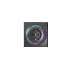 presa fibaro tipo f nero [fgwof-011-8]