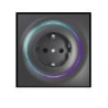 presa fibaro tipo f nero [fgwof-011-8]