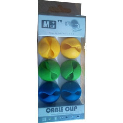 Inline basette clipper per identificazione cavi - bianco, verde,