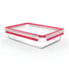 contenitore per alimenti emsa clip e close 3l rosso/transparente