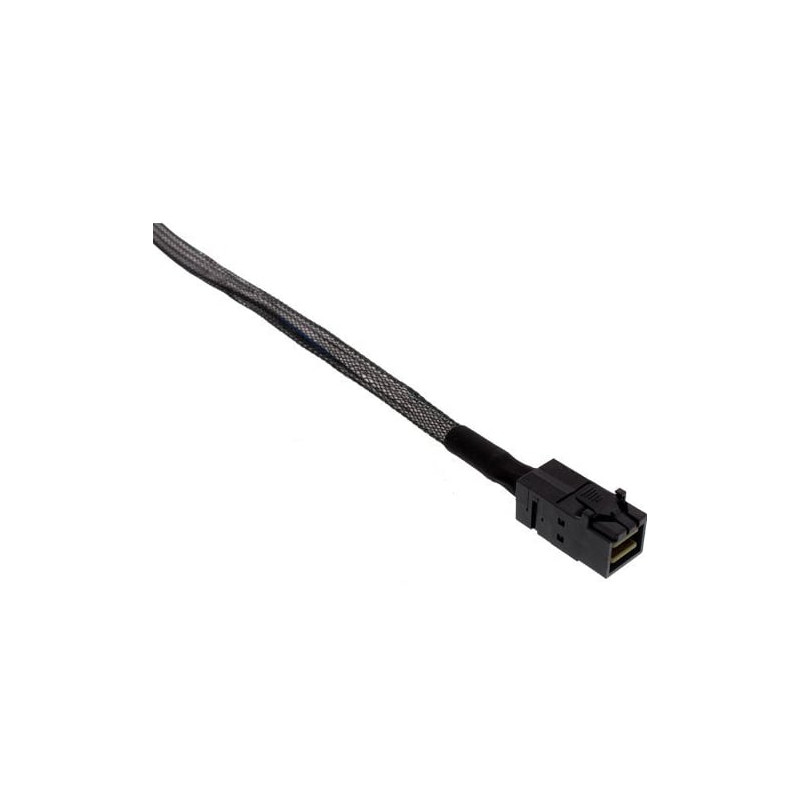 Inline mini sas hd kabel, sff-8643 zu 4x sata + sideband, 0,5m