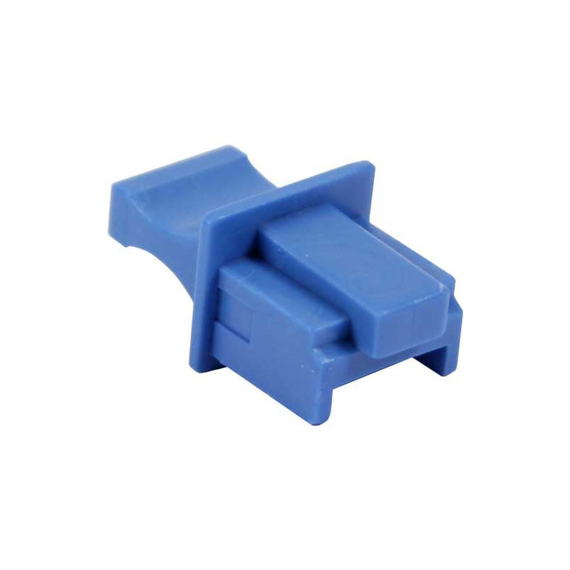 Inline tappo di chiusura antipolvere protezione porte lan rj45, blu.