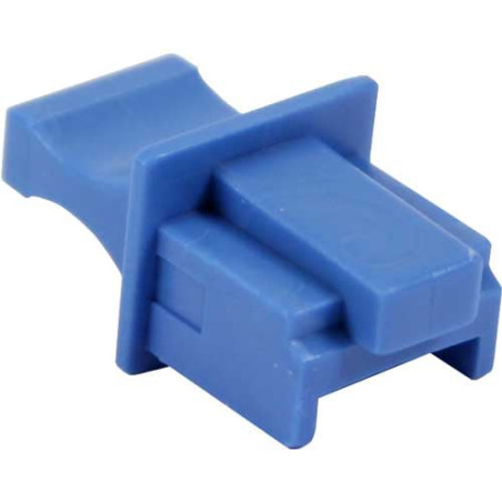 Inline tappo di chiusura antipolvere protezione porte lan rj45, blu.