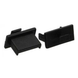 Inline tappo di chiusura antipolvere protezione porte usb a, nero,