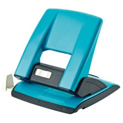 perforatore iternet kartia 2 fori max 30 fg blu turchese [2046t]