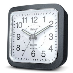 orologio sveglia mebus 56987 quarzo grigio scuro [56987]