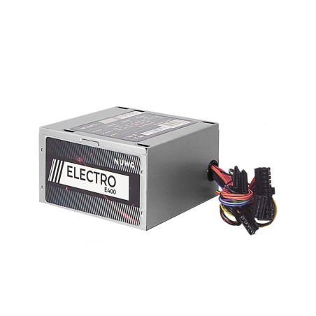 alimentatore 400w noua electro e400 atx argento [ps0124ag-e400r]