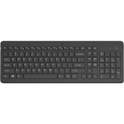 tastiera hp 225 wireless/universale/a batteria mini stilo aaa/425.9x146.1x26.8mm/nero