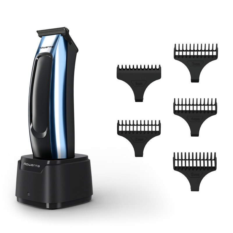 tagliacapelli rowenta tn1851 a batteria nero/blu
