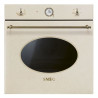 forno ad incasso smeg sf68c1avo ventilato 60cm 70l a 1200w crema