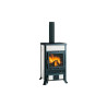 stufa a legna la nordica 3004101 rossella r1.16 ceramica classe a
