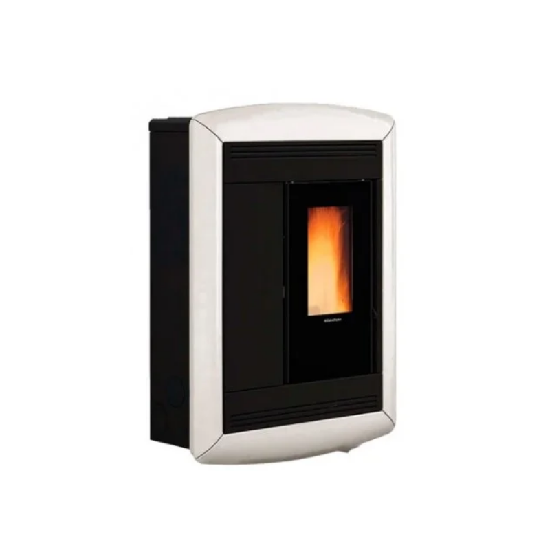 stufa pellet extraflame plus lux 5.0 bianco