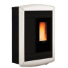stufa pellet extraflame plus lux 5.0 bianco