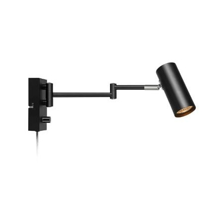 applique da parete markslojd torino gu10 12w ip20 nero [107539]