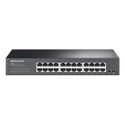 switch mercusys ms124gs 24 porte gigabit ethernet 10 100 1000 nero