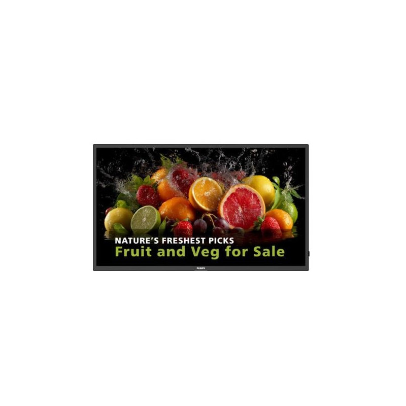monitor digital signage led 54.6'' philips 55bdl5050d 4k