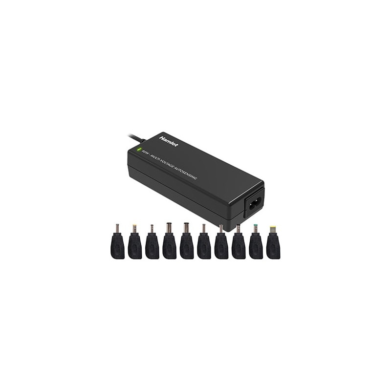 alimentatore notebook hamlet universale 90w nero [xpwnb-9010t]