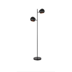 lampada da terra markslojd edgar 2x40w e14 ip20 nero [107741]