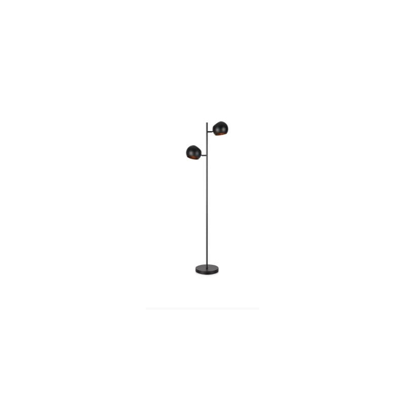 lampada da terra markslojd edgar 2x40w e14 ip20 nero [107741]