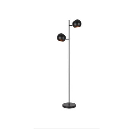 lampada da terra markslojd edgar 2x40w e14 ip20 nero [107741]