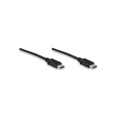 cavo audio/video displayport m/m 2 m nero