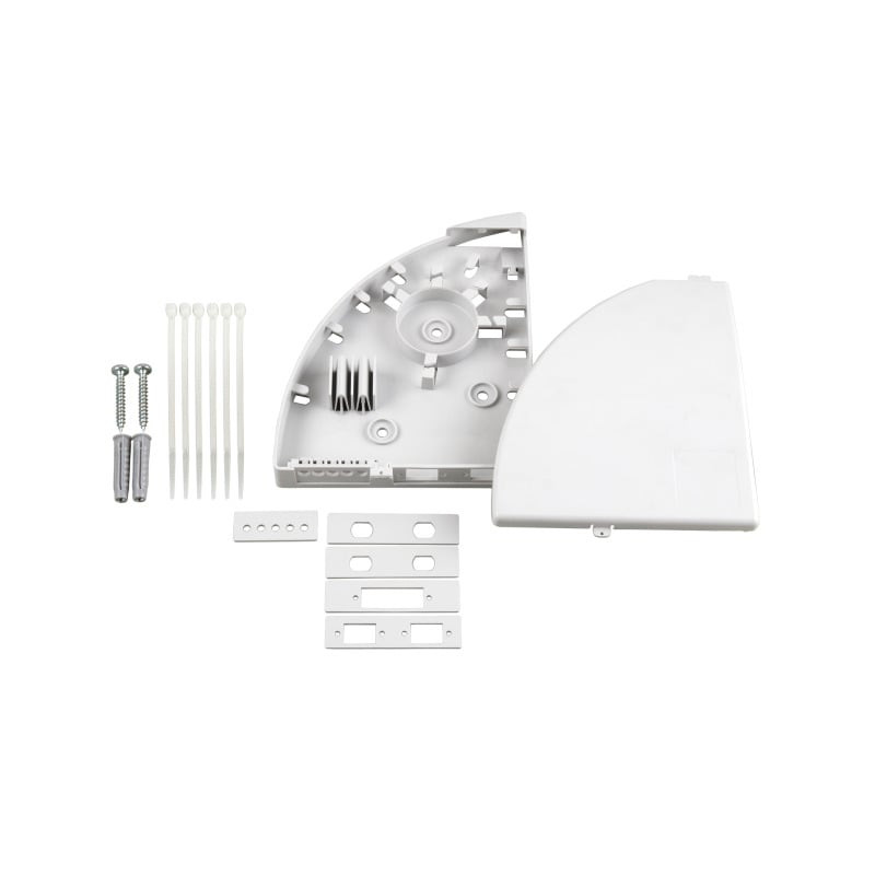 box ottico compatto da muro 8 fibre