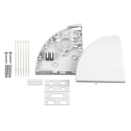 box ottico compatto da muro 8 fibre