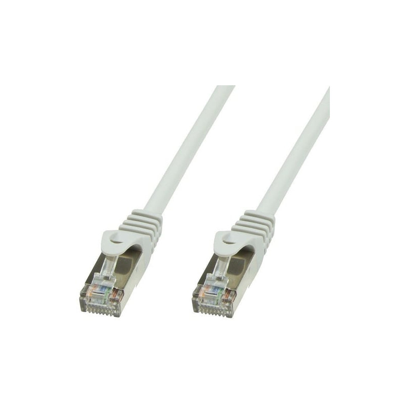 cavo di rete techly in rame cat.6 grigio sftp lszh 1m