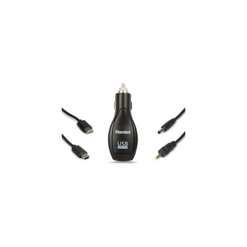 Alimentatore accendisigari 12-5vdc 4 connettori in [xpw12mob]