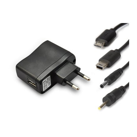 Alimentatore universale hamlet 220-5vdc 4 connettori in [xpw220mob]