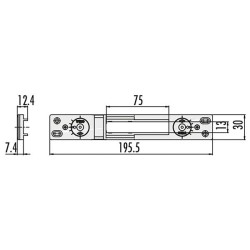 contropiastra serrature cisa 2.5mm [06465.57.0]