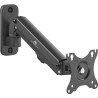 supporto monitor maclean da parete con molla a gas 17-27''