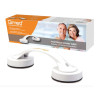 supporto qmed da bagno con ventose 20cm con certificato medico bianco