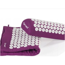 tappetino qmed per digitopressione con cuscino viola