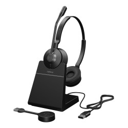 cuffie jabra engage 55 se stereo link400a dect con microfono wireless