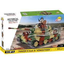 modellino cobi klocki panzer vi ausf b konigstiger 1/35 multicolore