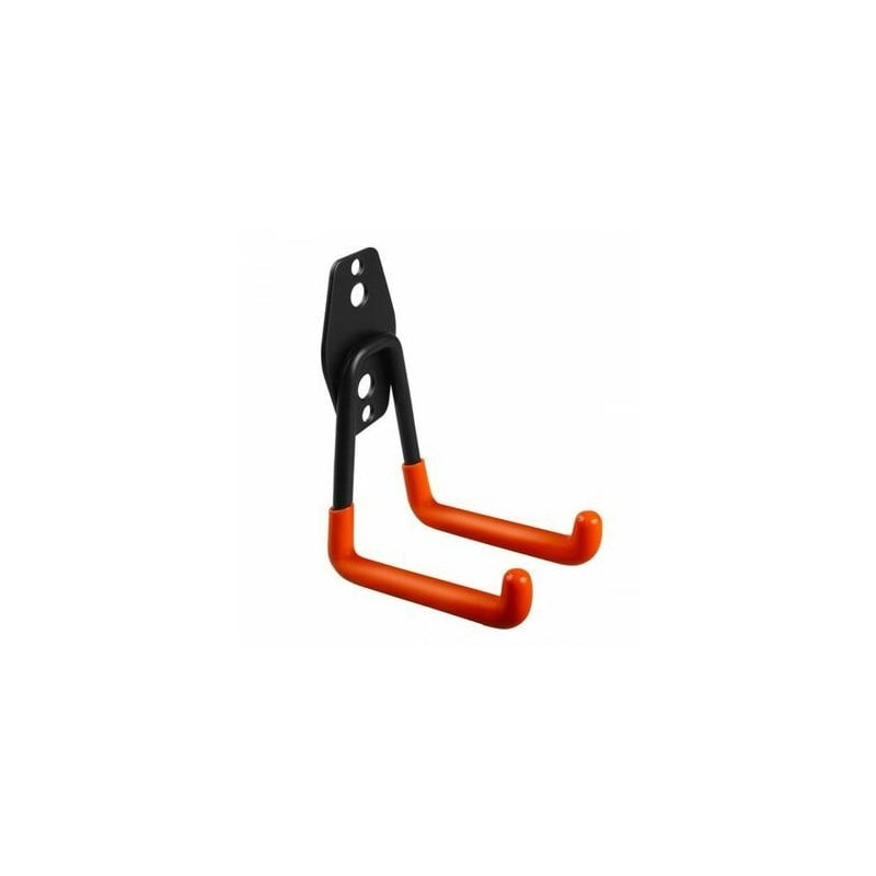 supporto da parete maclean mc-443 per garage max 50kg nero/arancione