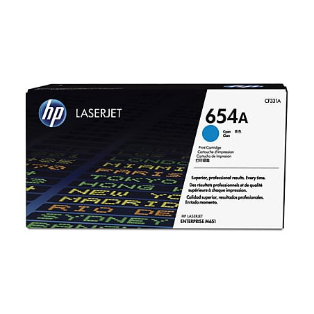 Toner hp 654a 15.000 pagine ciano [cf331a]