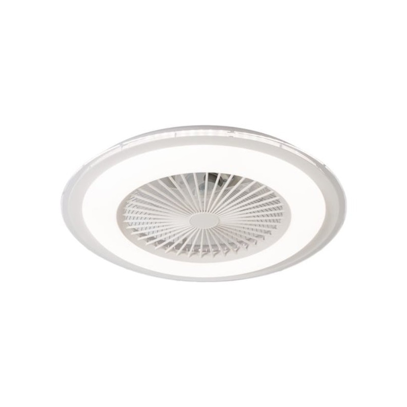 ventilatore soffitto perenz 7129 b ir con luce 44w bianco