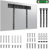 supporto tv maclean mc-123 ultrasottile da parete per uno schermo