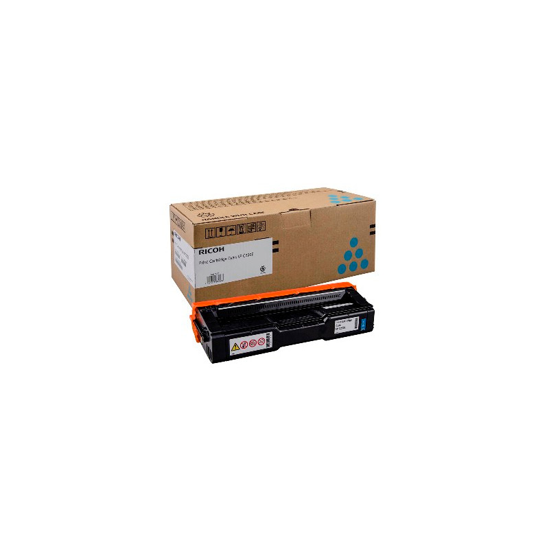 Toner ricoh ciano sp c250e 1600 pagine per spc250sf/dn [407544]